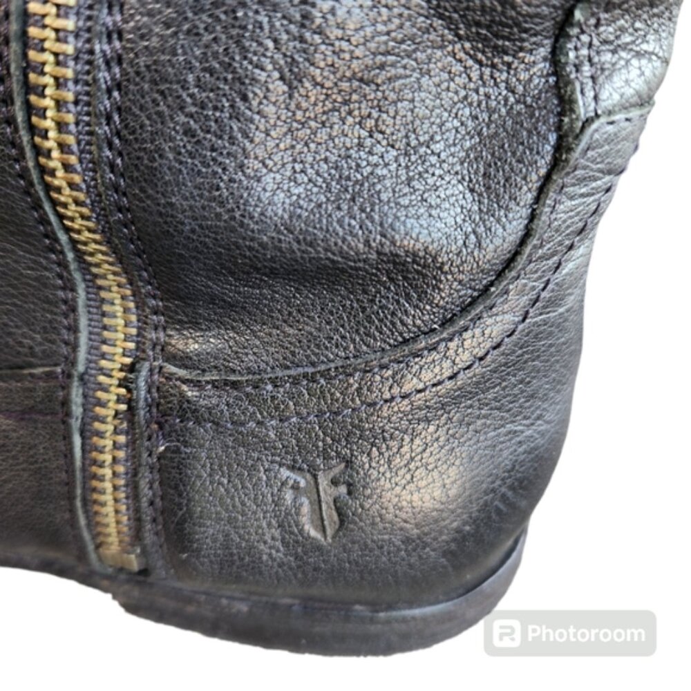 Frye James Men's chealsea boots size 9 D black leather - Picture 7 of 10